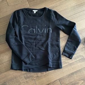 Calvin Klein black crew neck